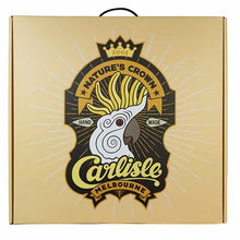 Load image into Gallery viewer, Carlisle Hats hat box with sturdy exterior and secure lid, designed for storing and protecting hats.