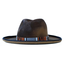 Load image into Gallery viewer, Carlisle Hats Nelson Street Aged Wool Fedora, 54cm, featuring a classic fedora shape with textured aged wool finish.