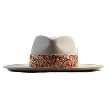 Load image into Gallery viewer, Carlisle Hats Camden Wide Fedora in Vanilla Fur Silk, 55cm, featuring a wide brim and soft silk finish.