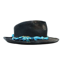Load image into Gallery viewer, Carlisle Hats Fitzroy distressed fedora with a worn, vintage look, featuring a classic fedora shape and a wide brim.