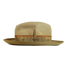 Load image into Gallery viewer, Carlisle Hats Jimmy 3 Dimples Fedora, stylish men's fedora with three dimpled crown details, 55cm size, black color.