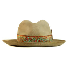 Load image into Gallery viewer, Carlisle Hats Jimmy 3 Dimples Fedora in 55cm, stylish men's fedora with three distinctive dimples and a classic brim.