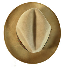 Load image into Gallery viewer, Carlisle Hats Jimmy 3 Dimples Fedora, classic felt fedora with three dimples, stylish men's hat in a 55cm size.