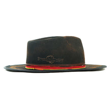 Load image into Gallery viewer, Black Carlisle Hats JMB Camden fedora with a wide brim and classic design, displayed on a neutral background.