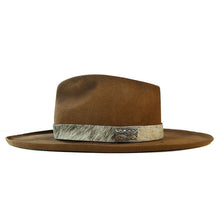 Load image into Gallery viewer, Carlisle Hats Urban Fedora in 55cm, stylish men's fedora with a classic brim and neutral color for versatile fashion.
