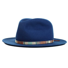 Load image into Gallery viewer, Carlisle Hats Brunswick Fedora showcasing a classic felt hat with a wide brim and stylish band for a timeless look.