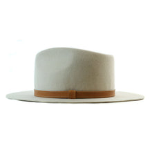 Load image into Gallery viewer, Carlisle Slouch Fedora Hat in small fawn color, made by Carlisle Hats, featuring a relaxed, slouchy style with a wide brim.