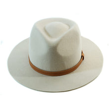 Load image into Gallery viewer, Fawn-colored Carlisle Fedora Slouch Hat with a soft, relaxed brim and classic fedora style, made by Carlisle Hats.