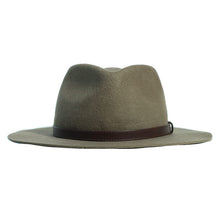 Load image into Gallery viewer, Fawn-colored Carlisle Slouch Fedora hat with a relaxed brim and classic style, made by Carlisle Hats.