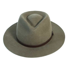 Load image into Gallery viewer, Fawn-colored Carlisle Slouch Fedora hat by Carlisle Hats, featuring a relaxed brim and classic style.