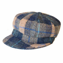 Load image into Gallery viewer, Carlisle Hats Harris Tweed Baker Boy Cap featuring classic woven tweed fabric and a rounded brim, stylish and timeless headwear.