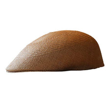 Load image into Gallery viewer, Carlisle Hats Ivy Flat Cap made of Panama straw, featuring a small size (55cm) with classic style and woven texture.