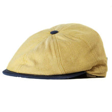 Load image into Gallery viewer, Carlisle Hats Harry Linen Italian 8-panel newsboy cap in garnet, made with lightweight linen fabric and classic driving style.
