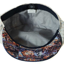 Load image into Gallery viewer, Lloyd ivory stripe summer Italian linen newsboy cap by Carlisle Hats, featuring a classic rounded brim and stylish striped design.