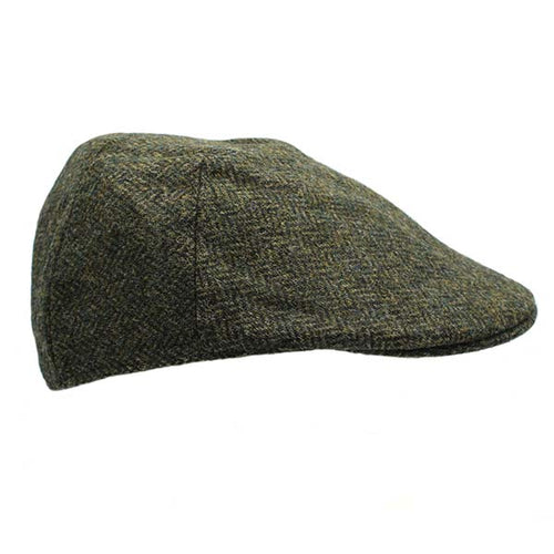 British Wool Tweed Duckbill Cap