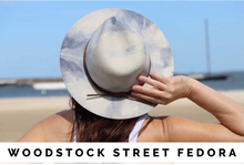 Load image into Gallery viewer, Woodstock Street Fedora Marble Dye