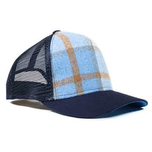 Load image into Gallery viewer, Flannel Check Australian Made Trucker Cap