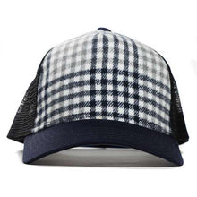 Load image into Gallery viewer, Check Blue Australian Made Trucker Cap