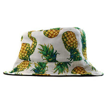 Load image into Gallery viewer, Pineapple Bucket Hat White