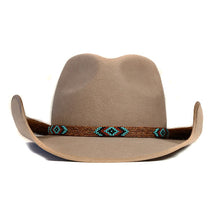 Load image into Gallery viewer, Camden Cowboy Wired brim Tan Brown Red