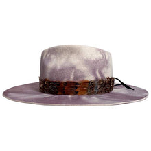 Load image into Gallery viewer, Camden Street Fedora Lavender Hand Marble Dye