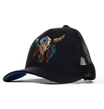 Load image into Gallery viewer, Cow Tribe Black Australian Made Trucker Cap