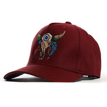 Load image into Gallery viewer, Cow Tribe Burgundy Australian Made Trucker Cap