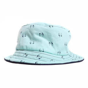 Blue Flamingo Bucket Hat