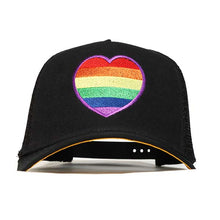 Load image into Gallery viewer, Rainbow Love Australian Made Trucker Cap