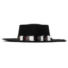 Load image into Gallery viewer, Spanish Riding Hat - Feathered Band