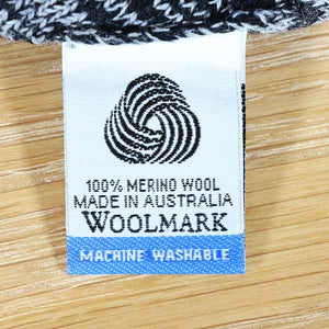 Australian Made Wool Pom Pom Beanie Mocha