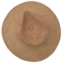 Load image into Gallery viewer, Carlisle Hats Camden Crochet Panama Straw hat with a wide brim and woven design, perfect for sun protection and stylish summer wear.