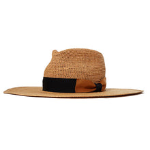 Load image into Gallery viewer, Carlisle Hats Camden Crochet Panama straw hat with wide brim and woven design, perfect for sun protection and stylish summer wear.
