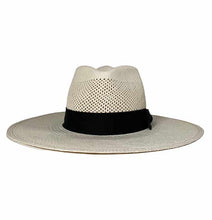 Load image into Gallery viewer, Carlisle Hats Camden Panama straw vented crown hat with wide brim and woven design, ideal for sun protection and stylish summer wear.