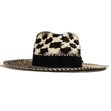 Load image into Gallery viewer, Carlisle Hats Camden Vented Weave Panama Straw hat with wide brim and woven design, perfect for sunny weather.