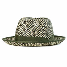 Load image into Gallery viewer, Carlisle Hats Elwood Panama Straw hat with wide brim and woven design, perfect for sun protection and stylish summer wear.