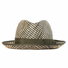 Load image into Gallery viewer, Carlisle Hats Elwood Panama Straw hat with wide brim and woven texture, stylish sun hat for warm weather.