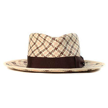 Load image into Gallery viewer, Carlisle Hats Fitzroy Street Panama straw hat with wide brim and natural straw weave, stylish summer accessory.