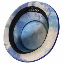 Load image into Gallery viewer, Carlisle Hats 55cm Rust Pork Pie marble dye hat with a classic shape and textured finish.
