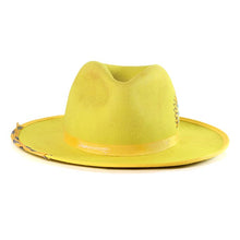 Load image into Gallery viewer, Carlisle Hats Sun God Fedora with wide brim and structured crown, in natural straw color, perfect for sun protection and stylish wear.