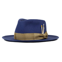 Load image into Gallery viewer, Whiskey-colored Fitzroy Street Fedora by Carlisle Hats featuring a classic fedora design with a wide brim and stylish band.