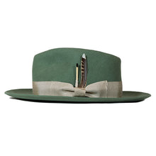 Load image into Gallery viewer, Carlisle Hats Fitzroy Street Fedora in whiskey color, featuring a classic felt design with a wide brim and stylish band detail.