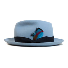 Load image into Gallery viewer, Blue Punt Road Fedora by Carlisle Hats featuring a classic wide brim and stylish design.