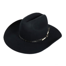 Load image into Gallery viewer, Black Dandy Road cowboy hat by Carlisle Hats featuring a wide brim and classic western style.