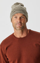 Load image into Gallery viewer, Black Australian-made wool beanie by Carlisle Hats featuring a long marl design, cozy and stylish for cold weather.