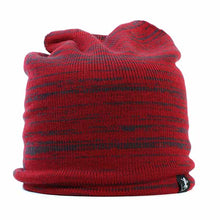 Load image into Gallery viewer, Australian made Wool Beanie by Carlisle Hats, long marl design, soft and warm knit hat for cold weather.