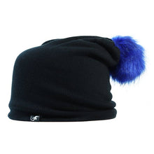 Load image into Gallery viewer, Australian made Carlisle Hats pom pom wool beanie with a cozy knit design and a fluffy pom pom on top.