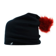 Load image into Gallery viewer, Australian made Carlisle Hats Pom Pom Wool Beanie featuring a cozy knit design with a playful pom pom on top.