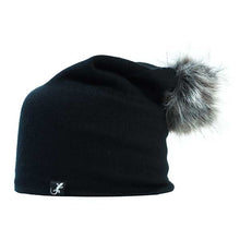 Load image into Gallery viewer, Australian made Carlisle Hats Pom Pom Wool Beanie, soft knit with colorful pom pom on top, perfect for cold weather.