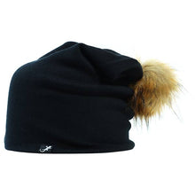 Load image into Gallery viewer, Australian Made Carlisle Hats wool beanie with colorful pom poms, cozy and warm winter accessory for cold weather.